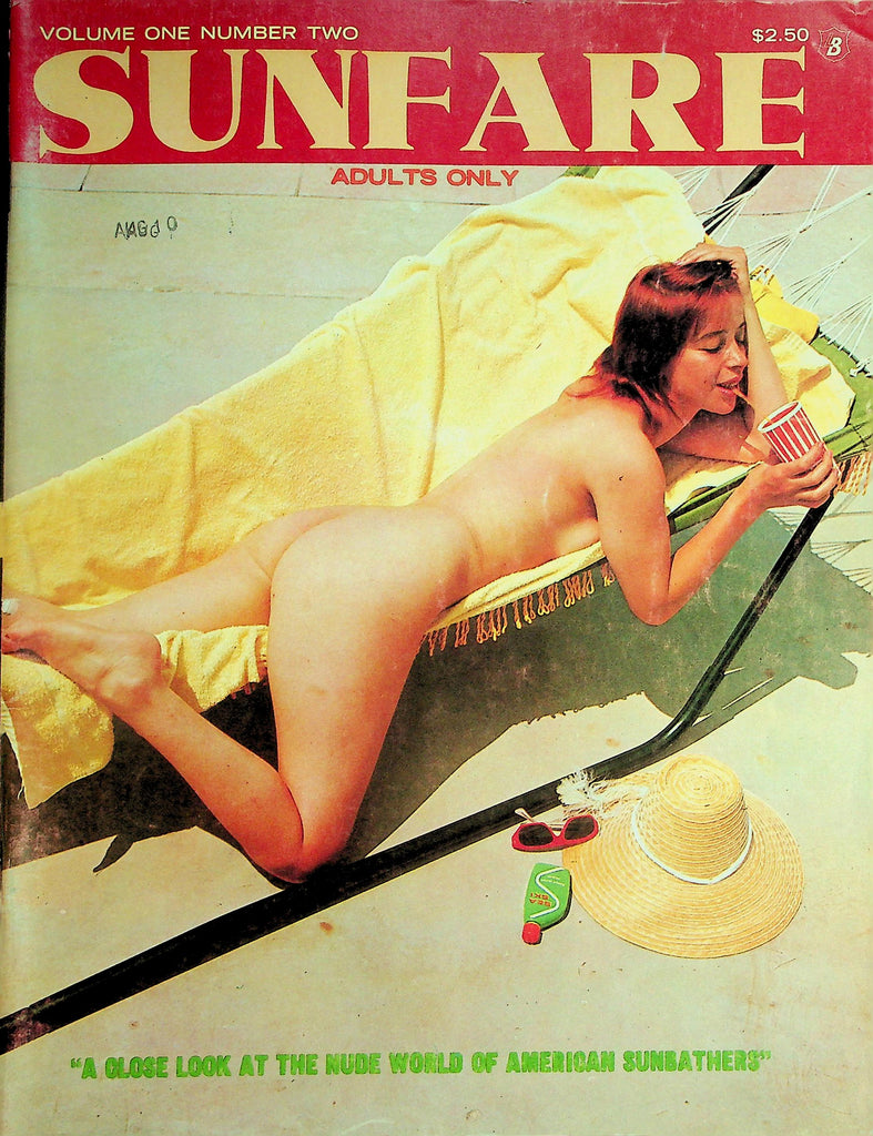 Sunfare Nudist Magazine  A Close Look At The Nude World Of American Sunbathers   vol.1 #2 1960's   100526lmp-GSC