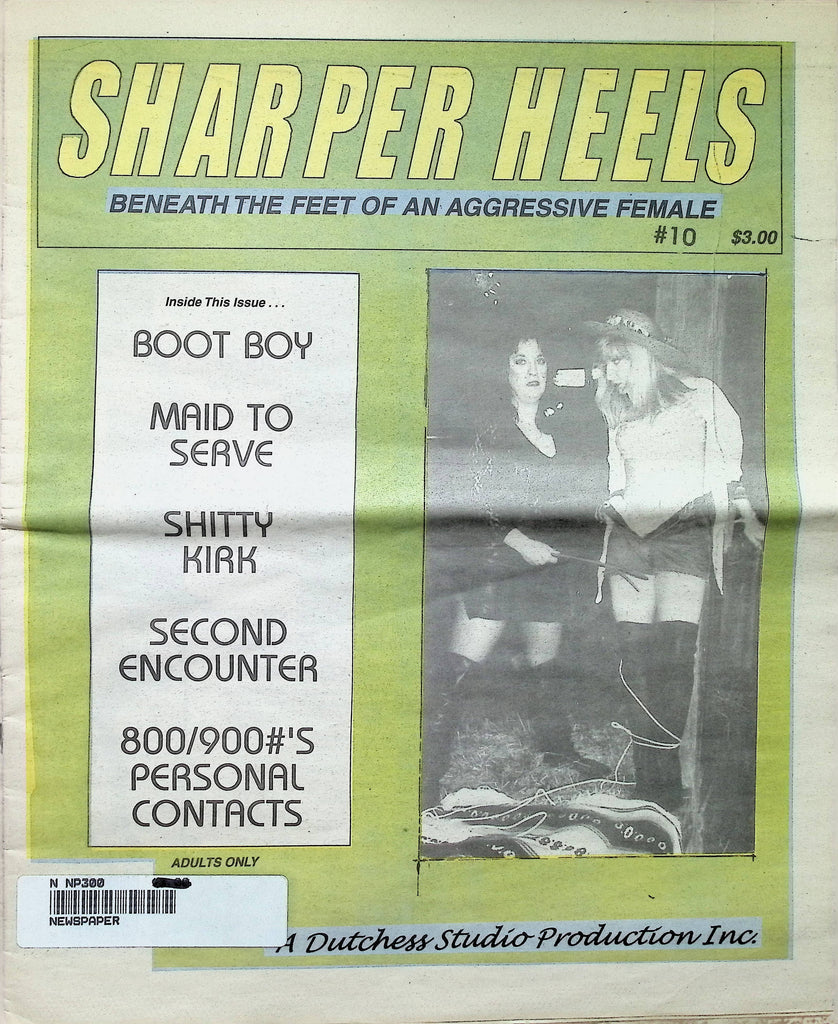 Sharper Heels #10 Dutchess Studios Production 1990s Fetish Bondage Adult Newspaper Magazine-101424AMA