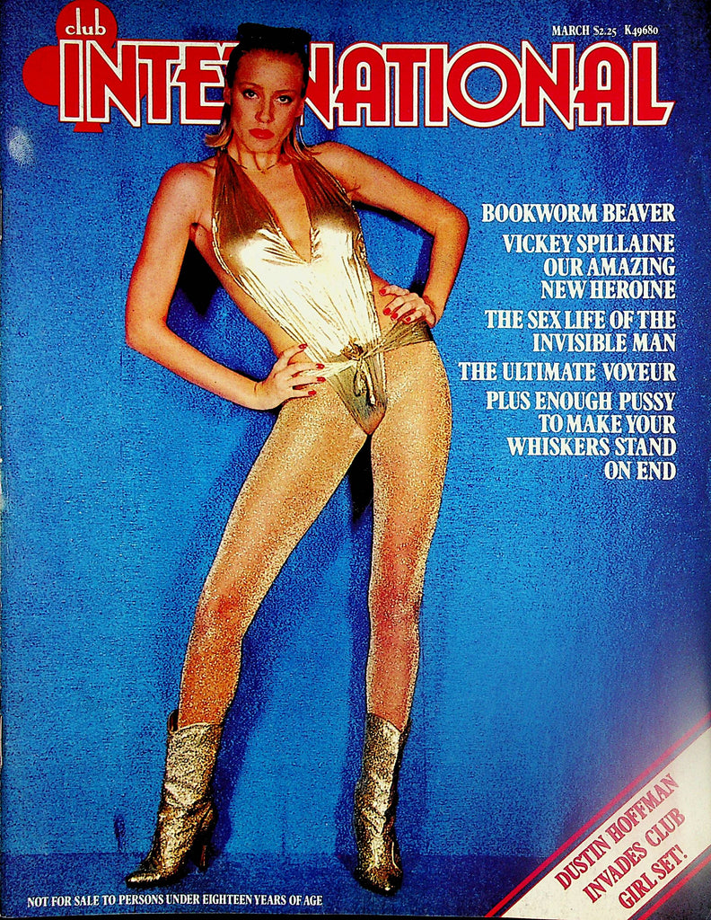Club International Magazine   The Ultimate Voyeur / Dustin Hoffman Invades Club Girl Set  March 1978   020624lm-p2