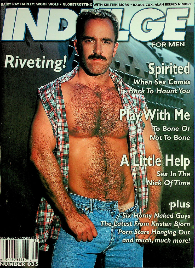 Indulge Gay Magazine  Cover Guy Ray Harley  #035  December 1998     041726lmp