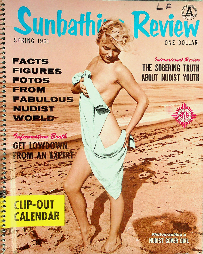 Sunbathing Review Vintage Magazine The Fabulous Nudist World w/Calendar and Centerfold Spring 1961 081026lmp-GSC