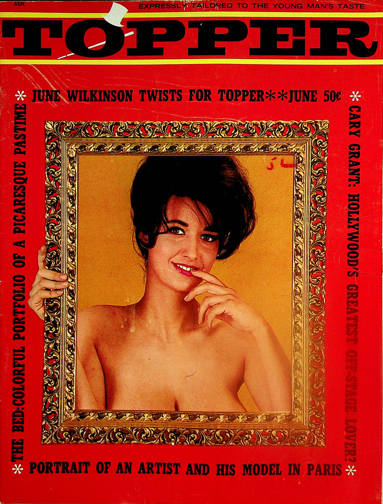 Topper Vintage Magazine  June Wilkinson / Cary Grant   June 1962     021224lm-p2
