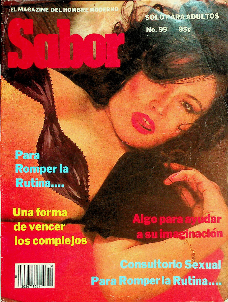 Sabor Spanish International Magazine  Centerfold Girl Judith  #99  1980's  030726lmp