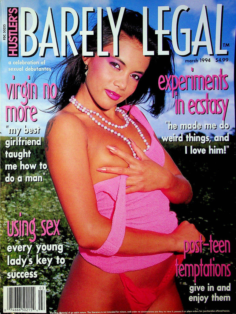 Hustler's Barely Legal Magazine Trish & Jill & Jackie March 1994 051923RP