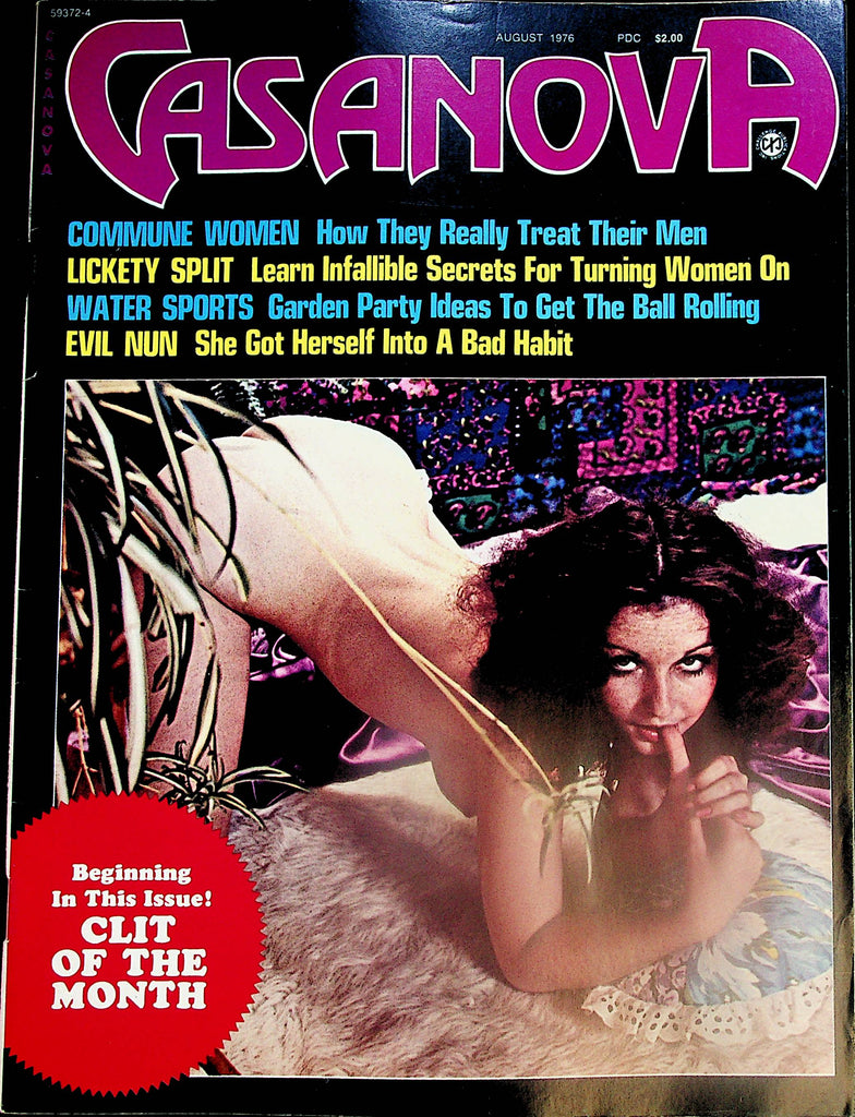 Casanova Magazine   Covergirl Lisa / Clit Of The Month   August 1976    072324lm-p