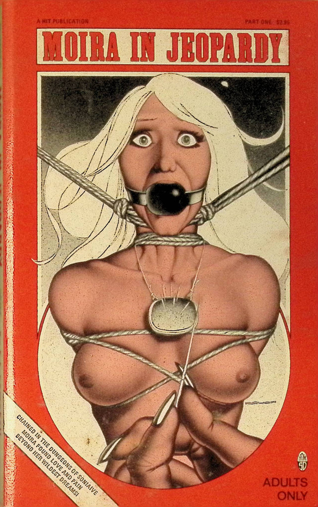 Moira in Jeopardy by FE Campbell 1978 HOM House of Milan Bondage Hit Publication Adult Paperback Novel 082525AMP