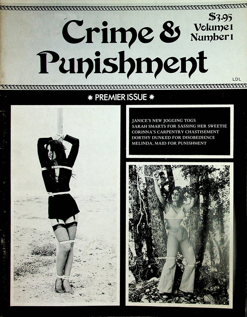 Crime & Punishment Bondage Magazine   Melinda, Maid For Punishment  vol.1 #1  1976    052424lm-p
