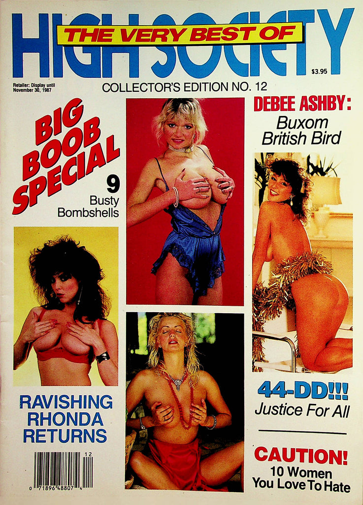 Very Best Of High Society Magazine  Big Boob Special - Debee Ashby / Rhonda  #12 1987     060523lm-p2
