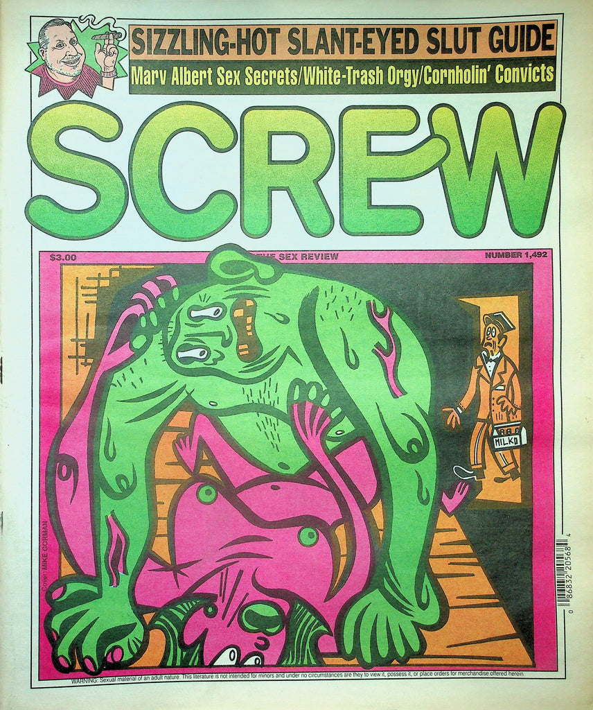 Screw Newspaper  Slant-Eyed Slut Guide / Marv Albert Sex Secrets  #1492  October 6, 1997     010626lmp2