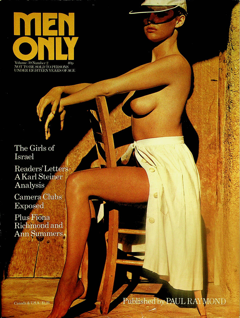 Men Only Magazine  The Girls Of Israel / Fiona Richmond & Ann Summers  vol.39 #2  1974 Paul Raymond   021324lmp-2