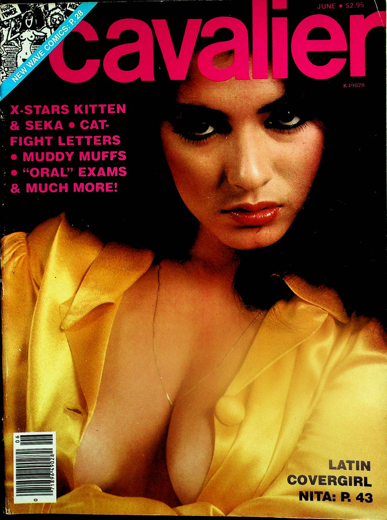 Cavalier Busty Vintage Magazine  Seka / Kitten Natividad  June 1982     091825lm-p