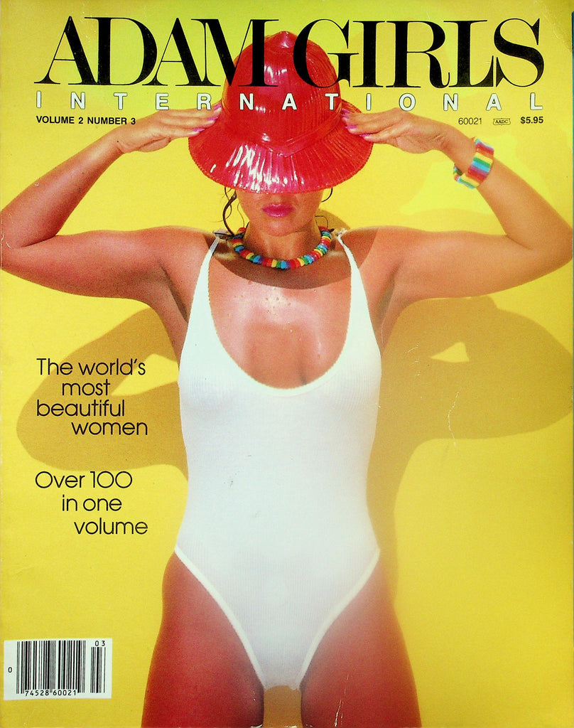 Adam Girls International Magazine  World's Most Beautiful Women  Over 100!   vol.2 #3  1988    120325lmp