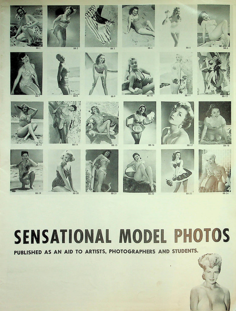Sensational Model Photos Portfolio  Over 400 Pin-Ups!  #1  1960's   072426lmp-GSC