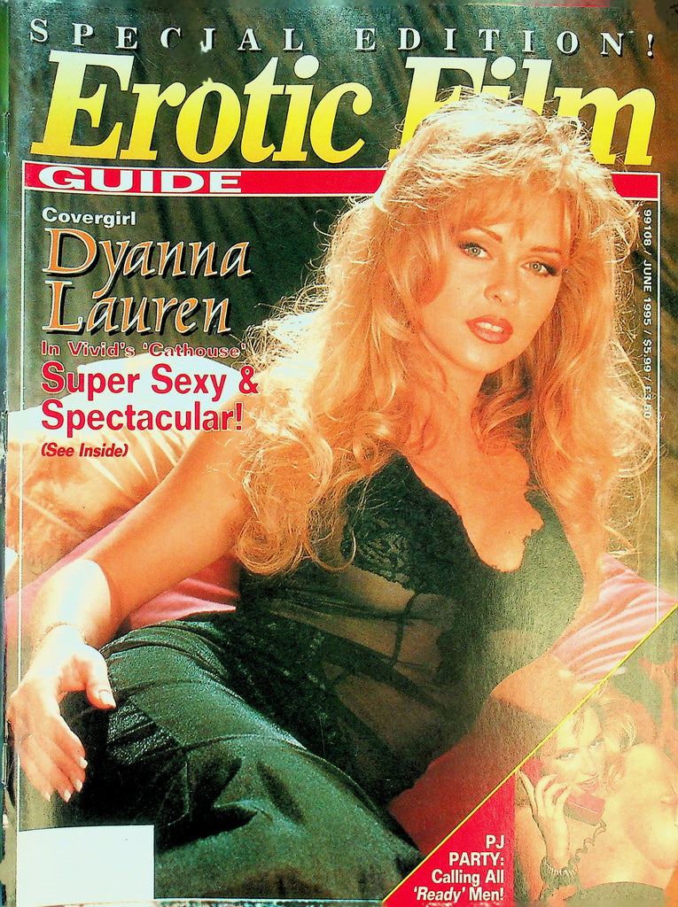 Erotic Film Guide Magazine  Special Edition  Covergirl Dyanna Lauren / Porsche Lynn  June 1995      041126lmp