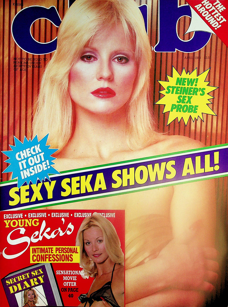 Club Magazine  Sexy Seka Shows All!  April 1983  Paul Raymond    020624lm-p2