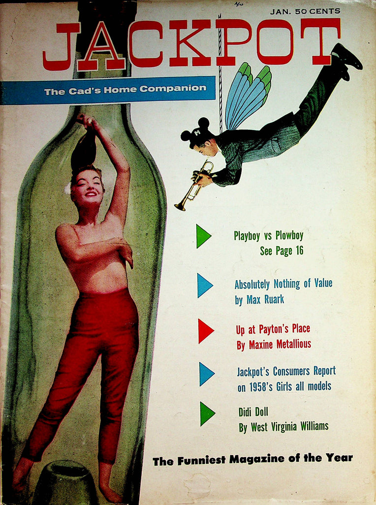 Jackpot Vintage  Magazine  Consumers Report On 1958's Girls all models  January  1957    042823lm-p