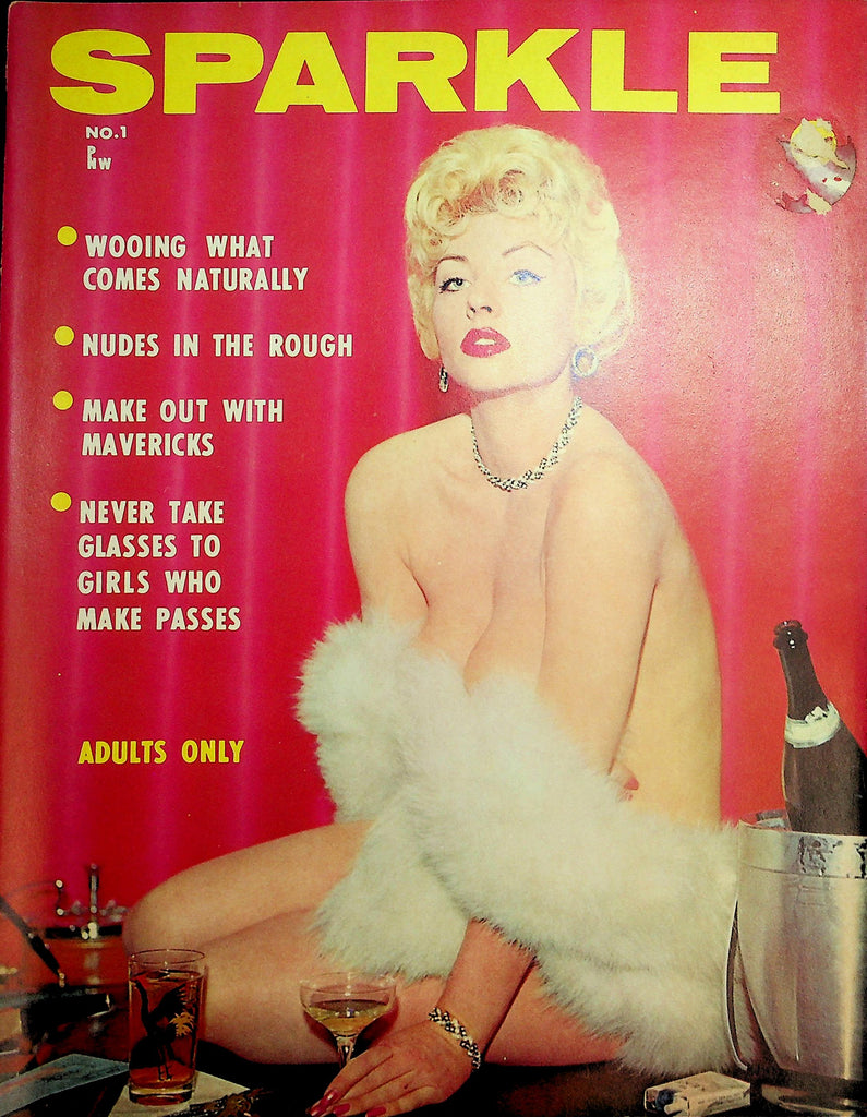 Sparkle Magazine  Nudes In The Rough /  Wooing What Comes Naturally  #1  1962  060326lmp-GSC