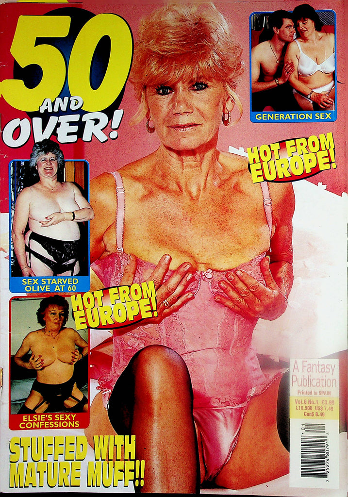 50 And Over! Magazine  Stuffed With Mature Muff!   vol.6  #1  1990's    021025lm-p2