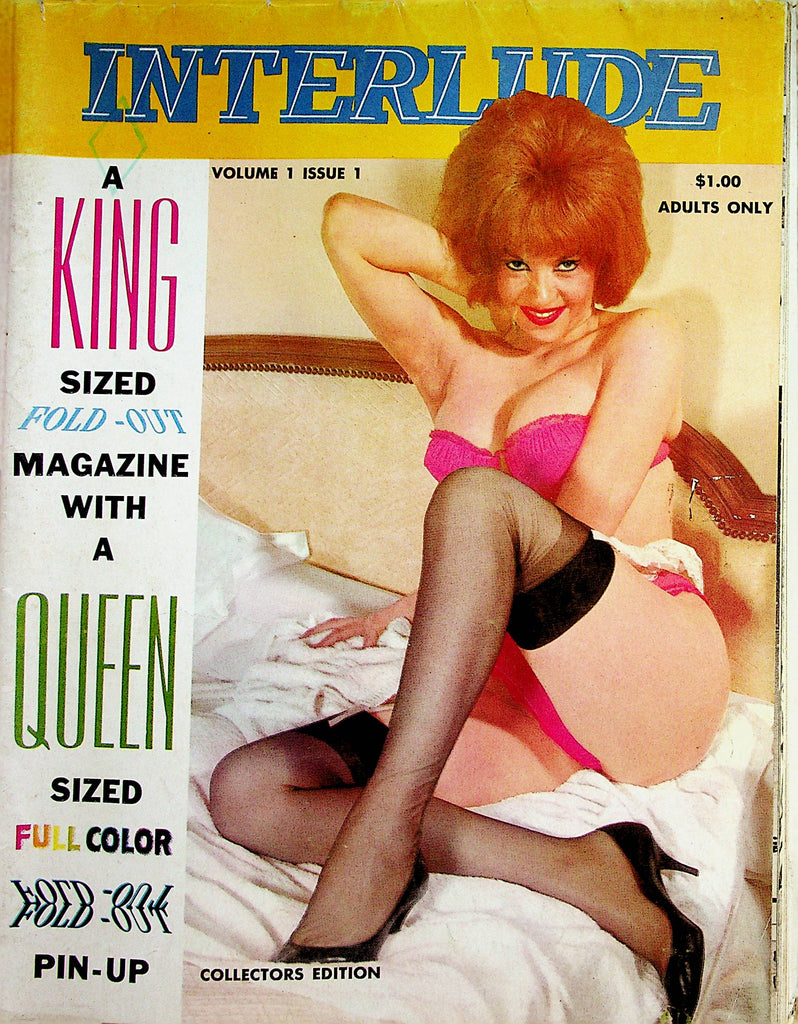 Interlude Over-sized Busty Magazine  Covergirl Sophia Gene  March 1963    050123lm-p