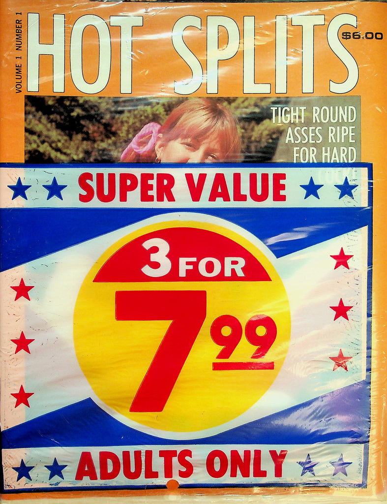 Lot Of 3 Magazines : Hot Splits, Leggy Ladies  & Mystery Title!  1980's New/Sealed  081926lmp-GSC