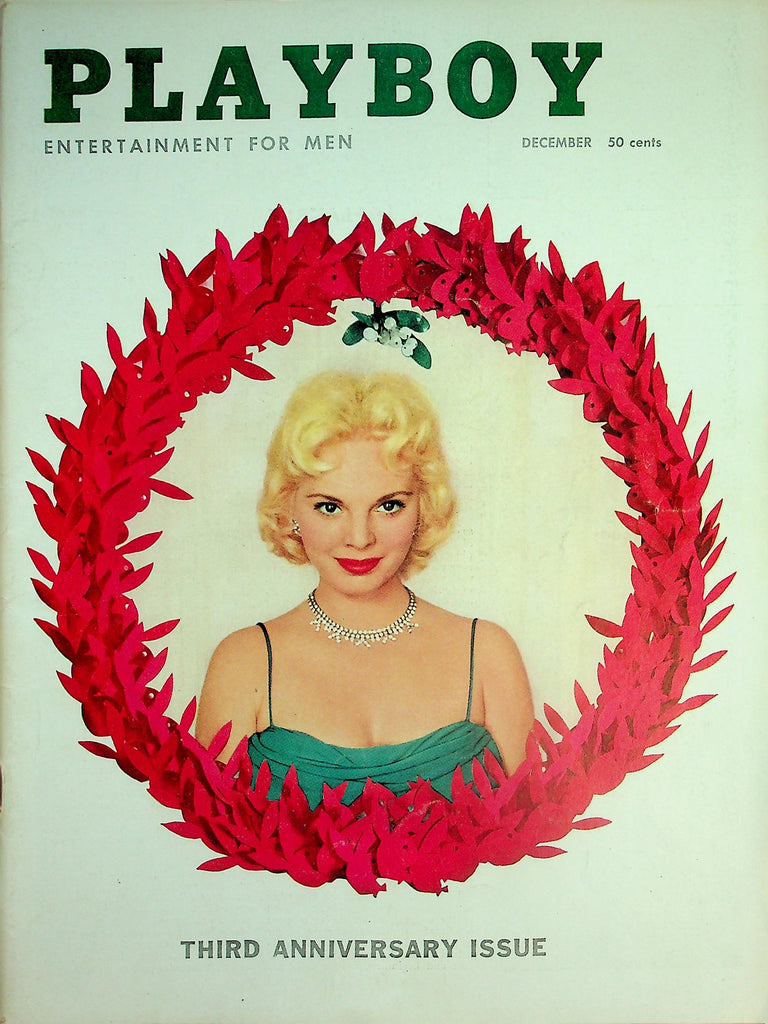 Playboy Magazine   Third Anniversary Issue    Cover /Centerfold Girl Lisa   December 1956    030326lmp