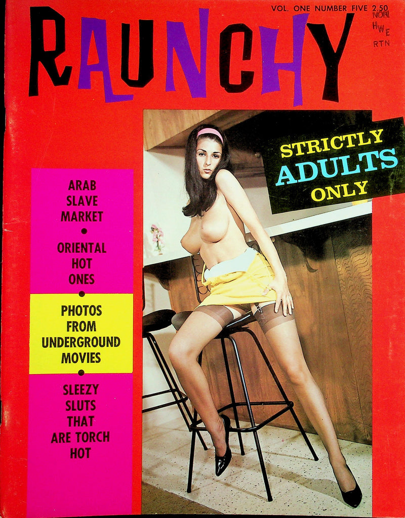 Raunchy Magazine  Oriental Hot Ones / Underground Movie Pixs   vol.1 #5 1970's  061226lmp-GSC