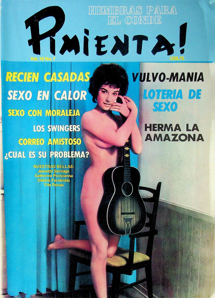 Pimienta! Spanish Magazine Ft. Jeanette Santiago & Catherine Poincianna  Vol.19 No.7 091625RP-