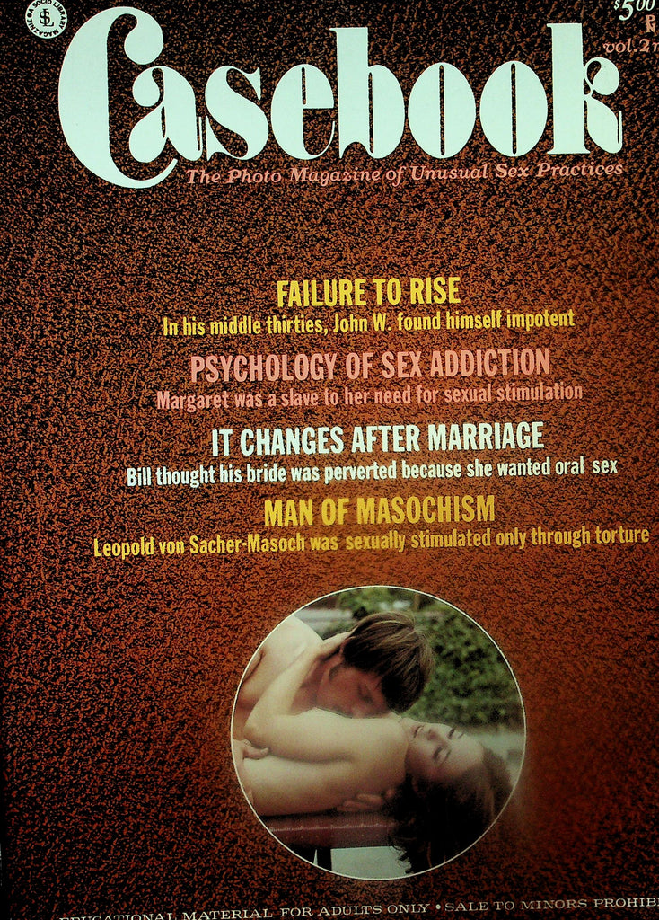 Casebook The Photo Magazine Of Unusual Sex Practices  vol.2 #3 October 1972    121525lmp