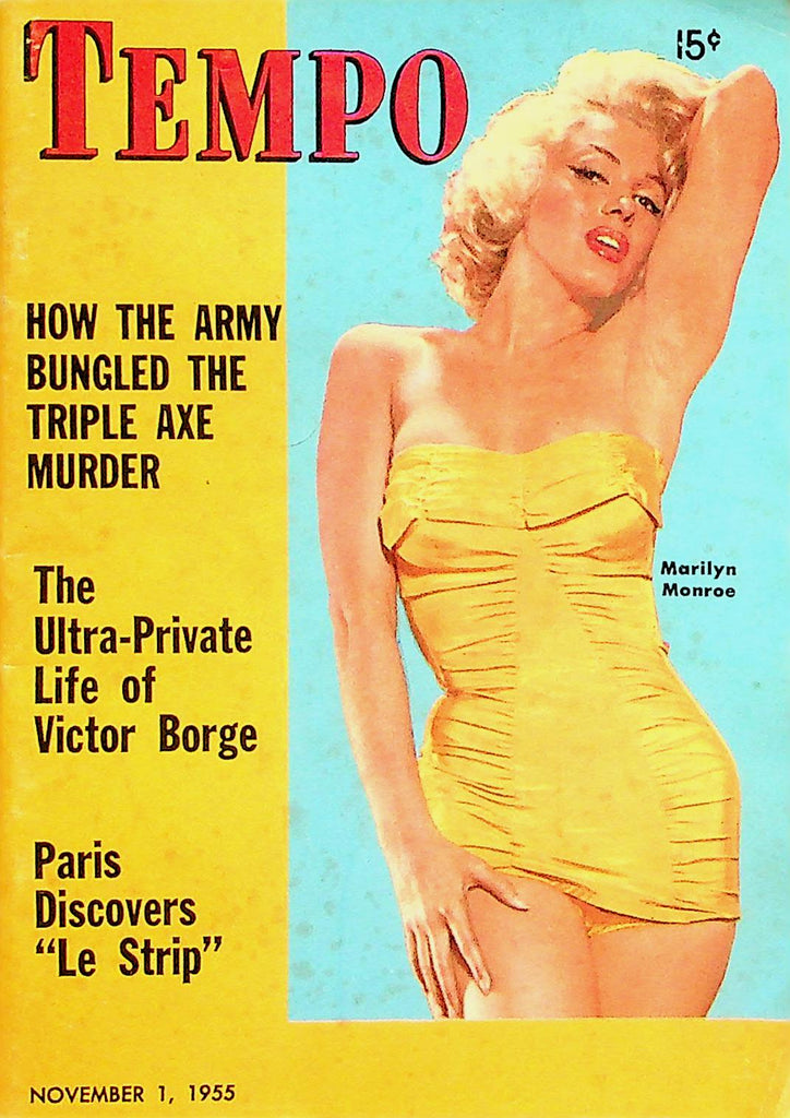Tempo Mini Digest  Marilyn Monroe / Joan Collins  November 1, 1955   050126lmp