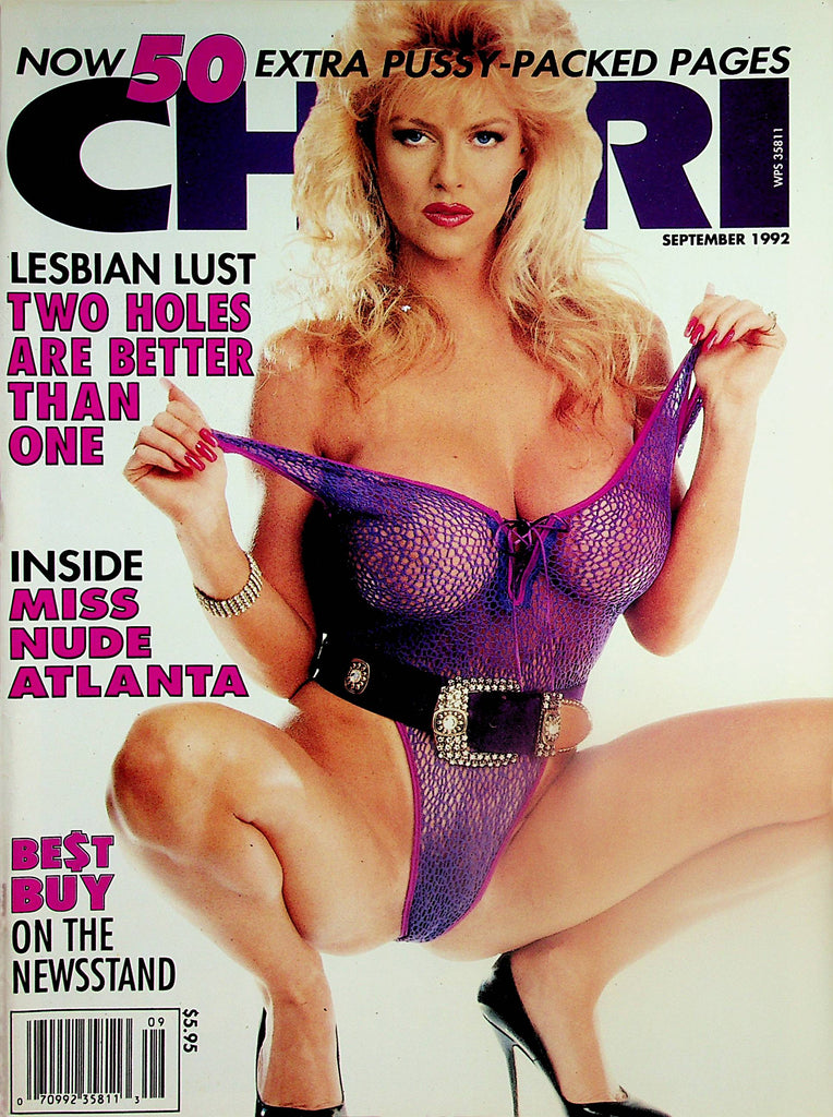 Cheri Magazine  Covergirl Chrissy Paris / Miss Nude Atlanta  September 1992   062724lm-p