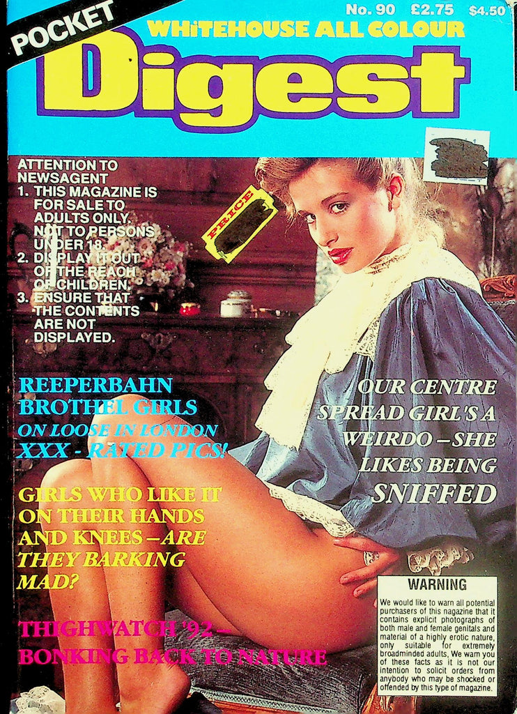 Pocket Whitehouse Digest  Brothel Girls On The Loose In London XXX-Rated Pics!  #90  1980's   050126lmp