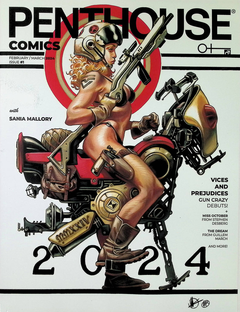 Penthouse Comics Magazine February/March 2024 Issue #1 Scalera Cover A Sania Mallory -061924AMP