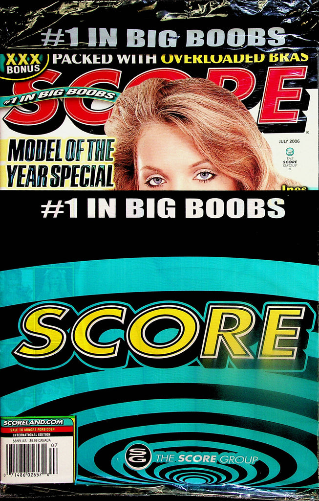 Score Busty Magazine  Covergirl Ines Cudna  - Model Of The Year Special  July 2006   new/sealed  100224lm-p