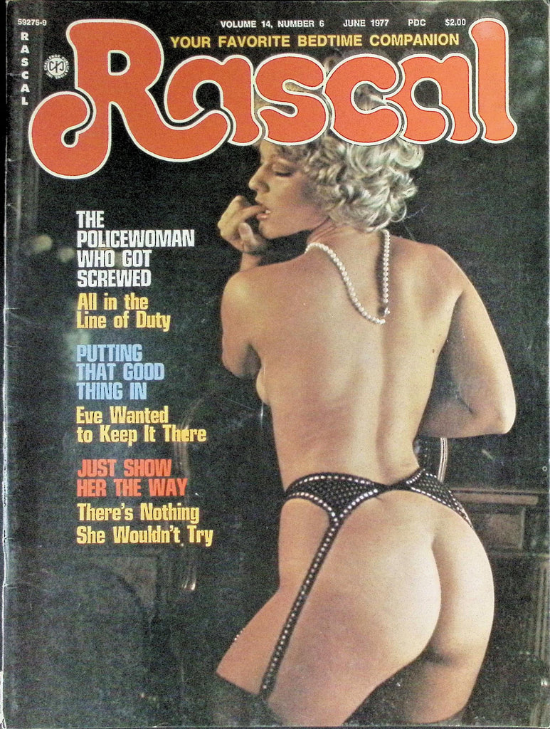 Rascal Magazine Vol 14 #6 June 1977 The Police Who Get Screwed in The Line of Duty 100426LLP
