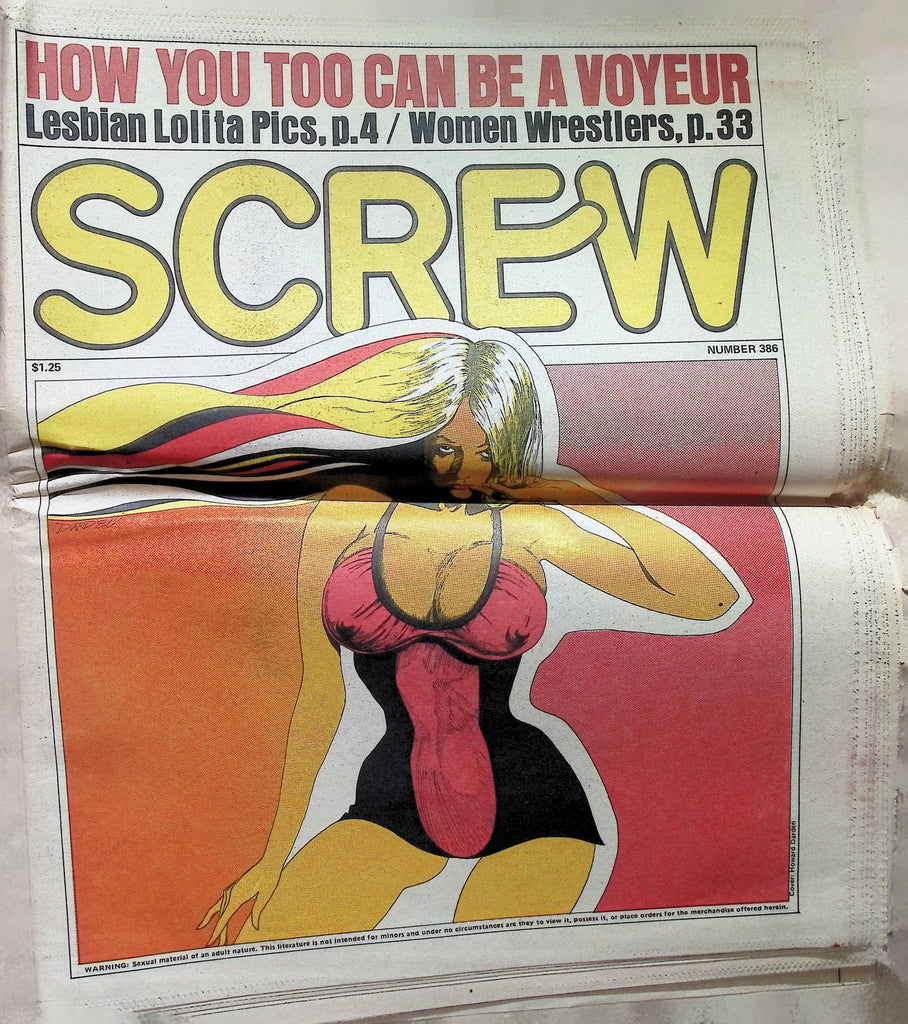 Screw #386 Howard Darden Lesbian Lolita Adult Newspaper Magazine 102324lm-p