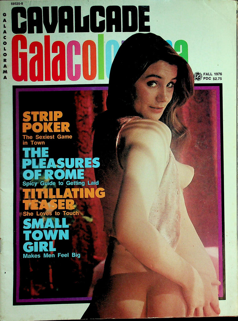 Cavalcade Galacolorama Magazine  Strip Poker / Spicy Guide To Getting Laid  Fall 1976  102126lmp-GSC