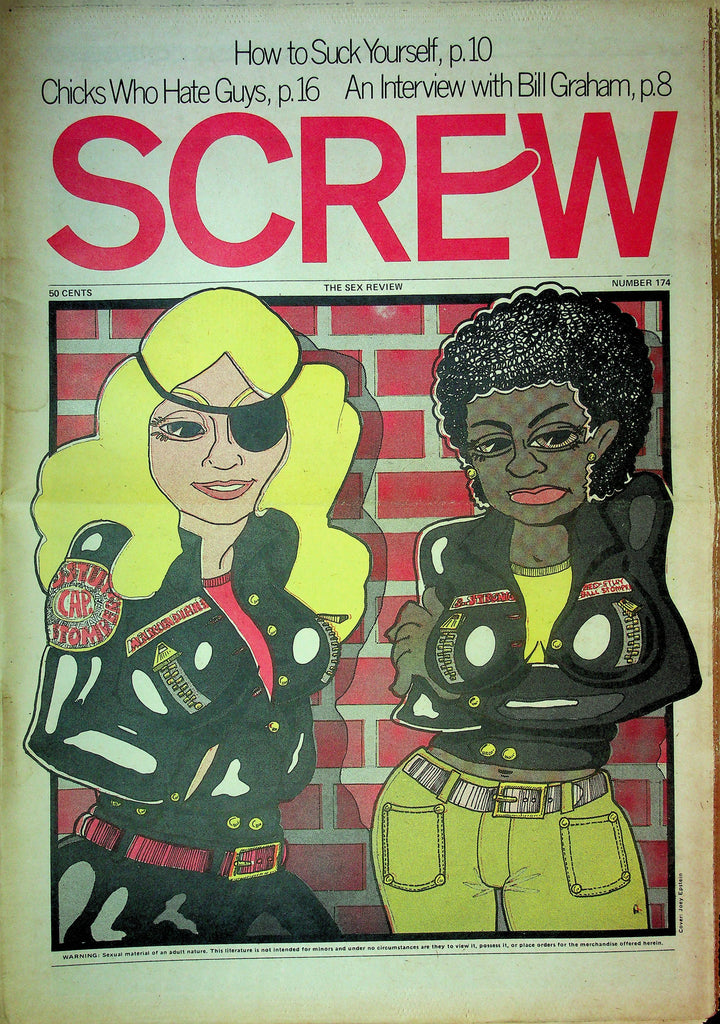 Screw Men's Newspaper Bill Graham Interview No.174 July 3 1972 061124OSRP