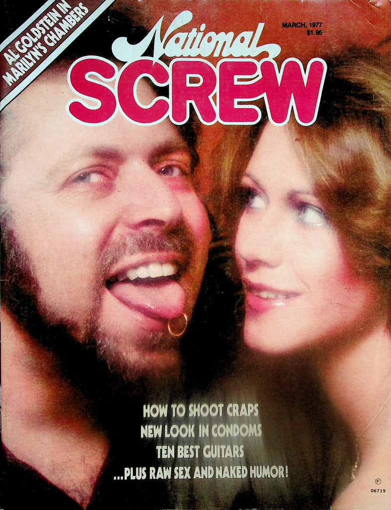 National Screw Magazine  Al Goldstein & Marilyn Chambers  March 1977     060625lm-p