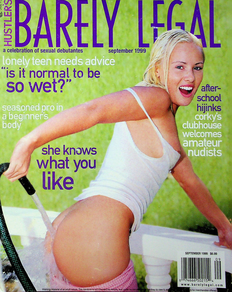 Hustler's Barely Legal Magazine Haley & Jenny September 1999 110323RP
