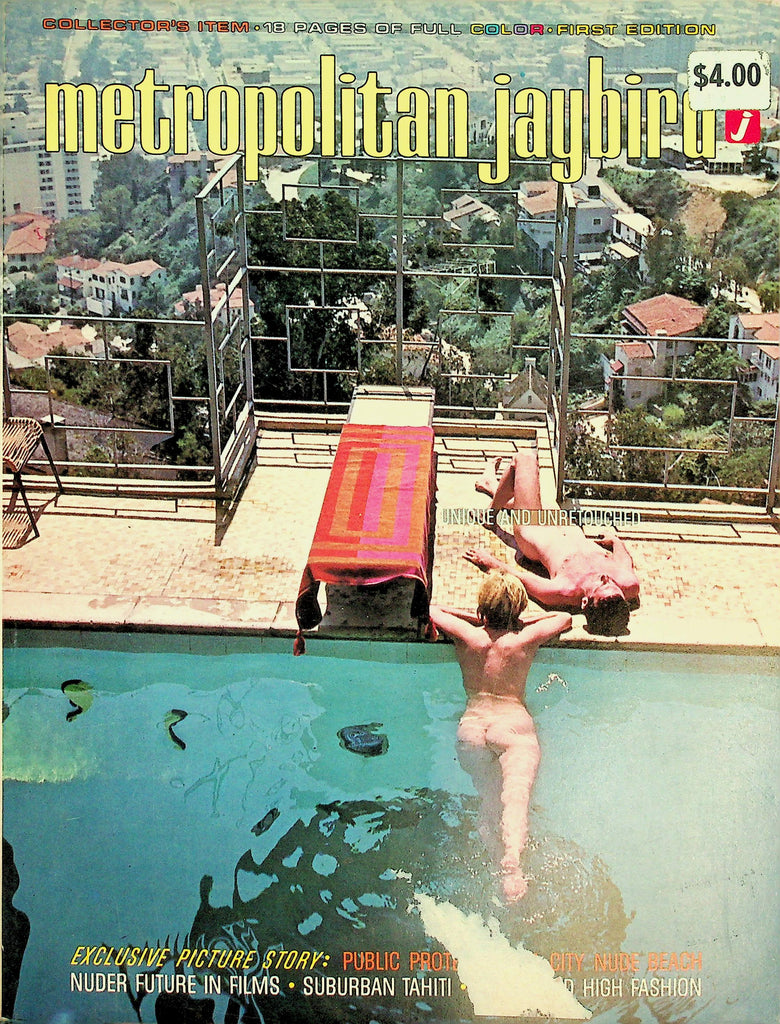 Metropolitan Jaybird Nudist Magazine  Public Protest For A City Nude Beach / Undressed High Fashion  vol.1 #1 1966 by Sun Era      070826lmp-GSC