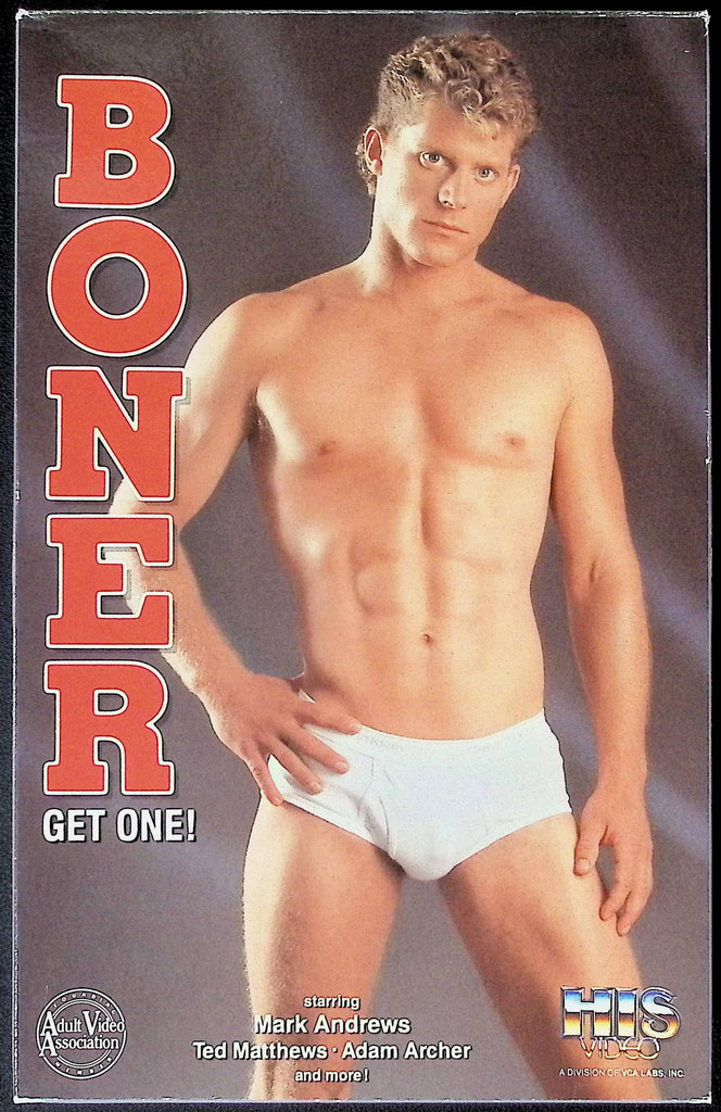 Boner His Video, Mark Andrews Ted Matthews A Division Of Vca Labs, Inc. Gay VHS 1995 092724JKVHS3