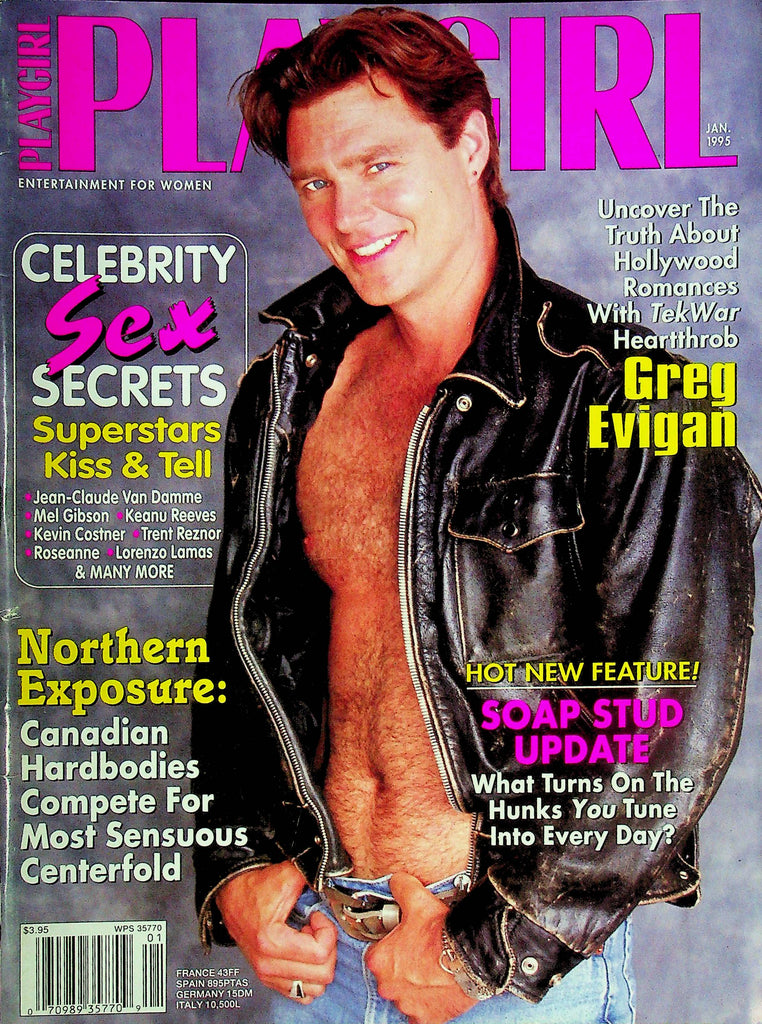 Playgirl Gay Magazine Greg Evigan January 1995 103124RP