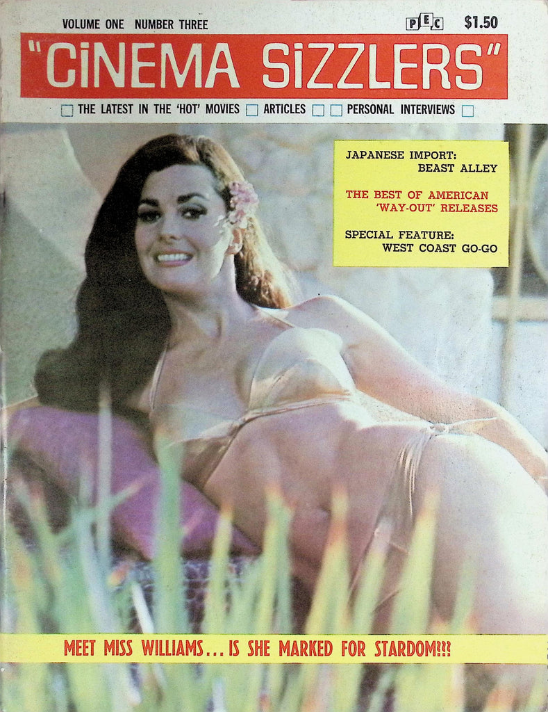 Cinema Sizzlers Magazine Vol 1 #3, 1966, Meet Miss Williams  092826LLP