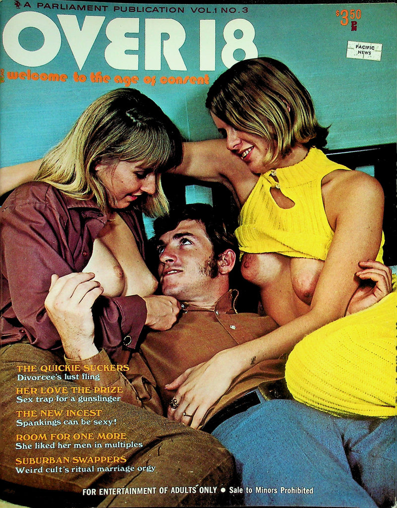 Over 18 Magazine  Room For One More - She Liked Her Men In Multiples vol.1 #3 1971  Parliament  082826lmp-GSC