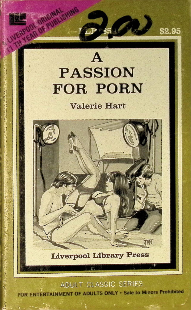 A Passion for Porn by Valeria Hart LLP359 1979 Adult Classic Series Liverpool Library Press Adult Paperback Novel 071625AMP
