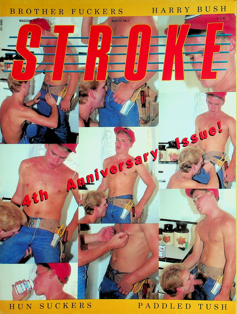 Stroke Gay Magazine  4th Anniversary Issue!   Dick Fix   vol.5 #1  1985  Magcorp   053126lmp-GSC