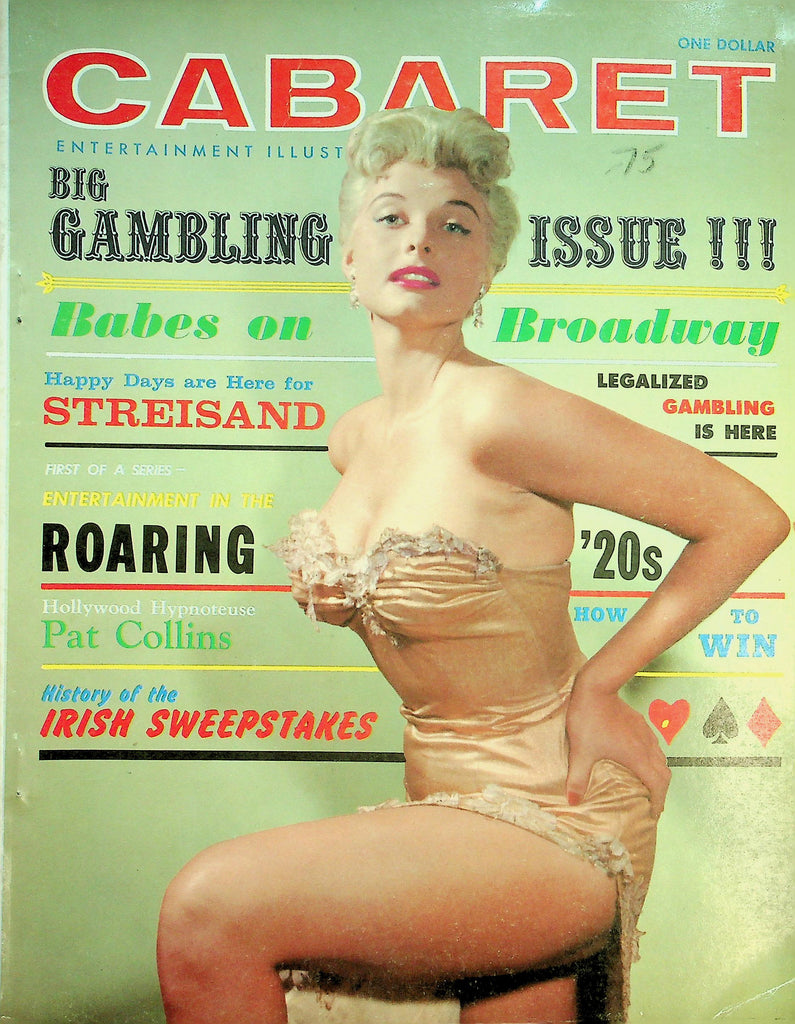 Cabaret Magazine  Big Gambling Issue!  Barbra Streisand / Babes On Broadway  1963   020926lmp