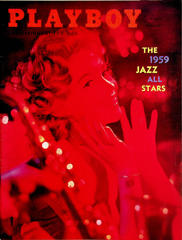 Playboy Vintage Magazine   The 1959 Jazz All Stars w/cf  February 1959     092224lm-p