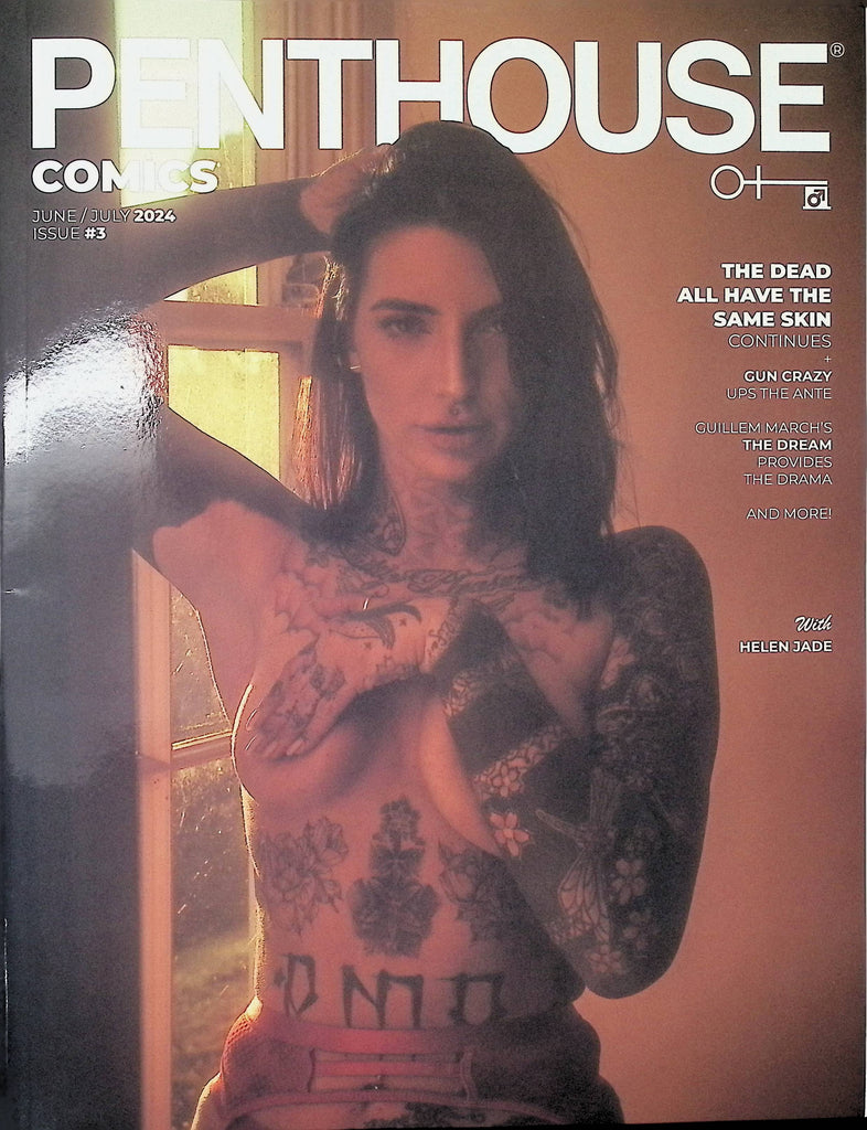 Penthouse Comics Magazine Issue #3 June/July 2024 1 of 500 Nude Photo Cover Variant Helen Jade Andy Edwards -090424AMA