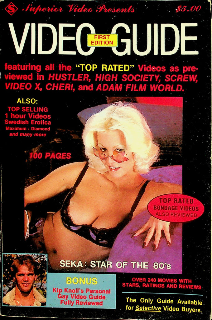 Video Guide Digest  First Edition   Seka's Best / John Holmes Best  #1 1983   092826lmp-GSC